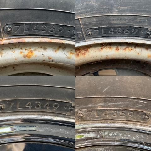 希少パジェロ純正メッキホイール！L049GW？L149GW？おまけスタッドレス30×9.50R15LT 6P.R.
