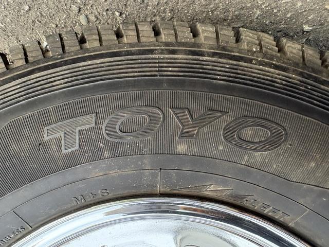 希少パジェロ純正メッキホイール！L049GW？L149GW？おまけスタッドレス30×9.50R15LT 6P.R.