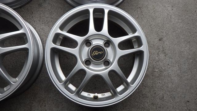 14×4.5J 4H/100 46 軽自動車サイズ！ ブリヂストン JIRO 14x４.5J 100-4H ET+46 ハブ73mm ４本セット 080528