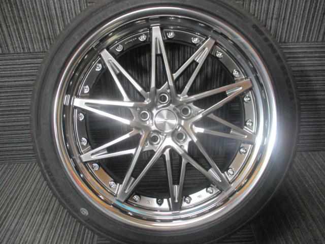 21×8.5J（+40）5H-120　Oディスク　GTS　グリミットシルバー/　245/40R21（ミネルバ　ECO　SPPEED2　SUV）新品展示品セット　40アルファード　ヴェルファイア　LM