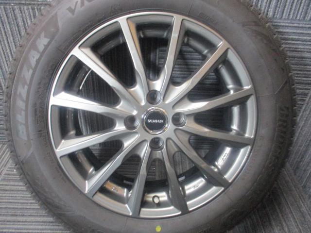 ブリヂストン　バルミナ　AR12　16×6J（+40）4H-100/　195/60R16（ブリヂストン　VRX3）タイヤバリ山　2024年製造