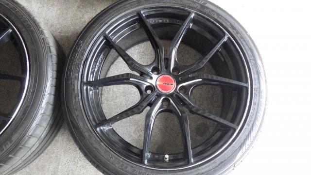 RAYS gram LIGHTS 57 FXX 19x8.5J +45 114.3-5H ダンロップLEMANS V 245/40R19 98W