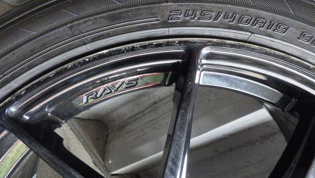 RAYS gram LIGHTS 57 FXX 19x8.5J +45 114.3-5H ダンロップLEMANS V 245/40R19 98W