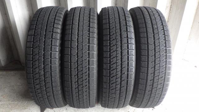 軽自動車サイズ！ 2022年製 8.5分山 ブリヂストン ブリザック VRX2 155/65R14 75Q 4本セット 080905
