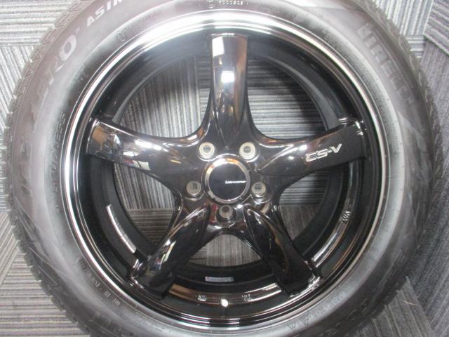 レアマイスター　CS-V　18×7.5J（+50）5H-114.3/　225/60R18（ピレリ　 WINTER ICE ZERO ASIMMETRICO）車輛未装着　新古品　タイヤ2025年製造