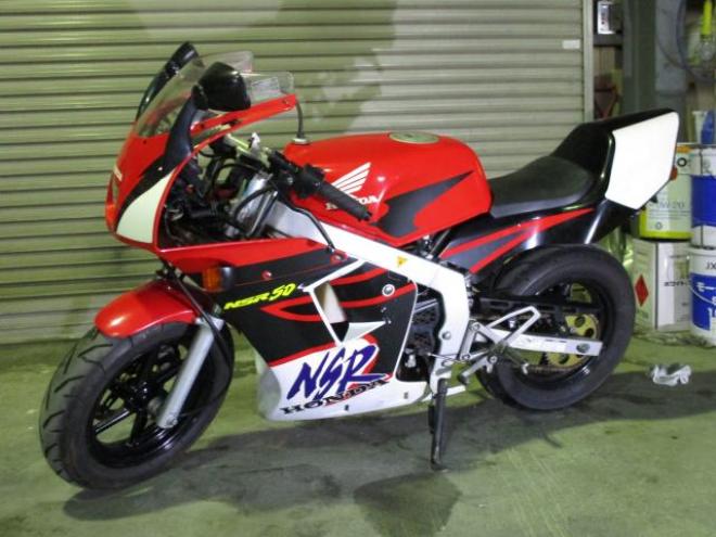 HONDA　NSR50　5MT、社外CDI、BRDチャンバー、リ未検、修無