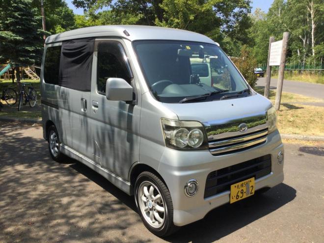 アトレー特価軽キャン！美車錆なし！フルマットレス　大型床下テーブル二枚　荷台収納広々　走行充電システム　予備バッテリーシステム等カスタムターボRS 4WD 660 5Dr