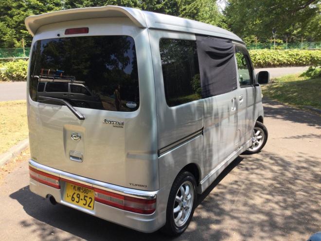 アトレー特価軽キャン！美車錆なし！フルマットレス　大型床下テーブル二枚　荷台収納広々　走行充電システム　予備バッテリーシステム等カスタムターボRS 4WD 660 5Dr