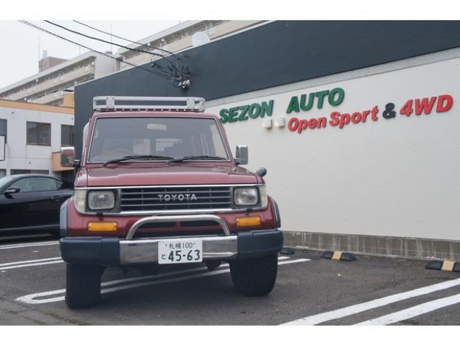 ランドクルーザープラド 3.0 SXワイド リミテッド ディーゼルターボ 4WD　ルーフキャリア 夏冬タイヤ付き HDDナビ 3000