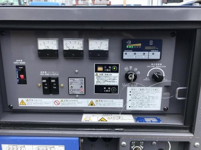 発電機デンヨー　中古　DCA-13LSK-N