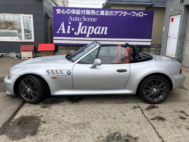 BMWＺ３ロードスター　走行83000キロ　レッドレザーシート　社外17インチアルミ　修復歴なし！ 2200 2Dr