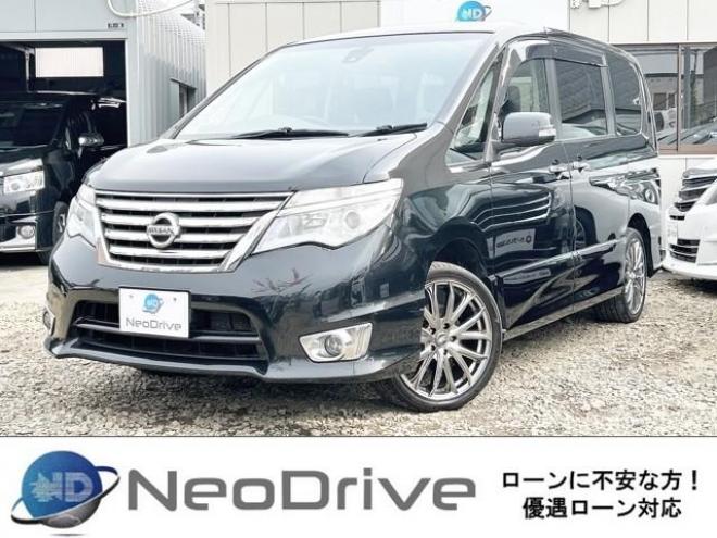 セレナ2.0ハイウェイスター 4WD 　ローンが不安な方＜優遇ローン＞　寒冷地　SDナビTV　パワスラ　18AW　HID