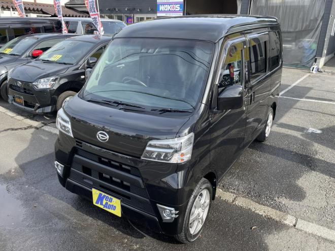 ハイゼットHIJET 4WD CRUSE TURBO HIGH ROOF TURBO 本州仕入　スマアシ　ＶＳＣ　LEDヘッドフォグ　地デジナビ　アイドリングストップ　キーレス　エンスタ リアスポ　ビジネスパッケージ　スタットレス付 4WD 660 5Dr