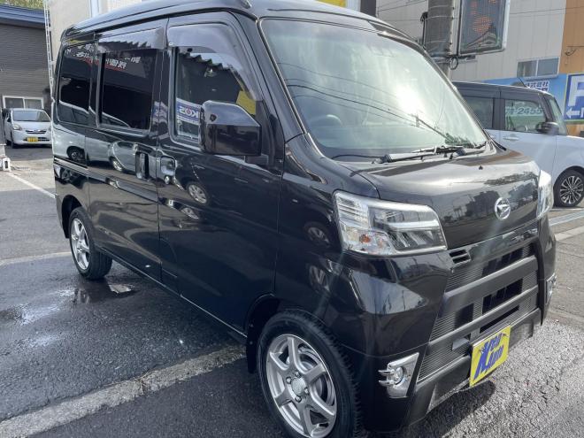 ハイゼットHIJET 4WD CRUSE TURBO HIGH ROOF TURBO 本州仕入　スマアシ　ＶＳＣ　LEDヘッドフォグ　地デジナビ　アイドリングストップ　キーレス　エンスタ リアスポ　ビジネスパッケージ　スタットレス付 4WD 660 5Dr