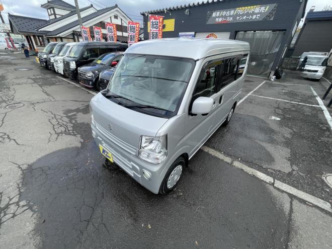 エブリィEVERY VAN 4WD JOIN TURBO HIGE ROOF 本州仕入　寒冷地仕様　TURBO 　ブレーキアシスト　横滑り防止　フォグランプ　フルセグナビ　ブルトース　スタットレス 4WD 660 5Dr