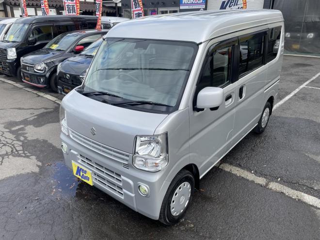 エブリィEVERY VAN 4WD JOIN TURBO HIGE ROOF 本州仕入　寒冷地仕様　TURBO 　ブレーキアシスト　横滑り防止　フォグランプ　フルセグナビ　ブルトース　スタットレス 4WD 660 5Dr