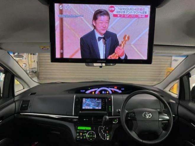 エスティマアエラスプレミアムエディション　後期型　本州仕入　禁煙車　ＷＡＫＯＳバリアスコーティング済　純正ブラポリ１８インチＡＷ　社外１７ＡＷ＋スタッドレスタイヤ付　両側パワースライドドア　純正ナビ（フルセグ地デジ　ＤＶＤ再生　ミュージックサーバー　Ｂｌｕｅｔｏｏｔｈ）＋バックカメラ　アルパイン製リアフリップダウンモニター　純正ブラックハーフレザーシート　ＰＵＳＨスタート　スマートキー　クルーズコントロール　運転席パワーシート　タイミングチェーン車　ビルトインＥＴＣ　ＨＩＤ ヘッドライト  4WD 2400 5Dr