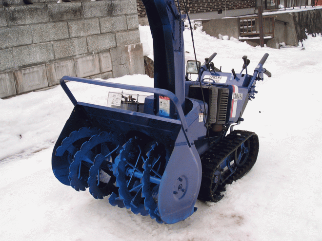 除雪機ヤマハ　８馬力除雪機　ＹＴ－875Ｅ　整備済み！