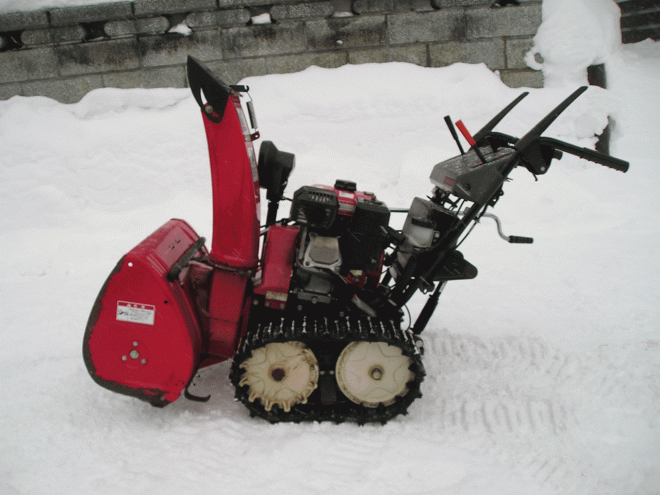 除雪機ホンダ　6馬力除雪機　ＨＳ－660　オーガ上下　ハンド式