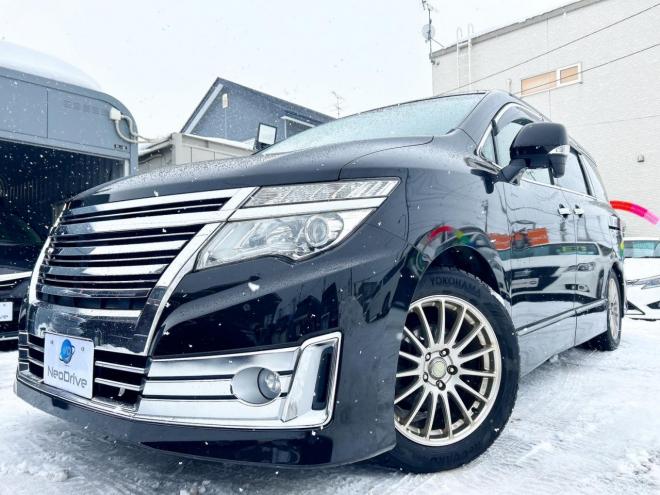 エルグランド2.5ライダー 4WD ローンが不安な方＜優遇ローン＞ 本州仕入　寒冷地 ナビTV　両側Pスラ 4WD 2500 5Dr