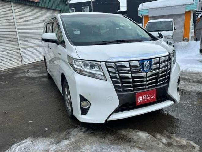 アルファードハイブリッド 2.5 X E-Four 4WD　社外ナビ/Bカメラ/ETC/後席モニタ/禁煙車 2500