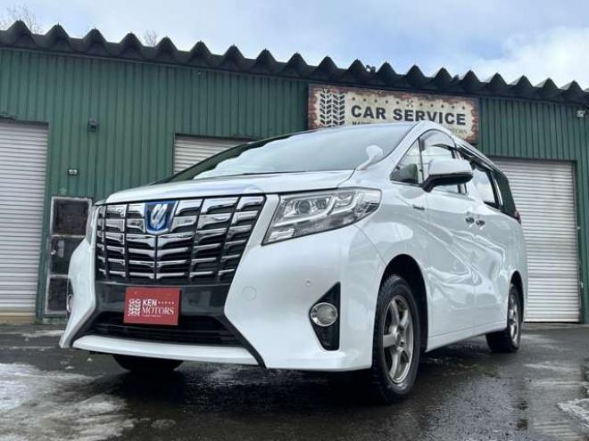アルファードハイブリッド 2.5 X E-Four 4WD　社外ナビ/Bカメラ/ETC/後席モニタ/禁煙車 2500