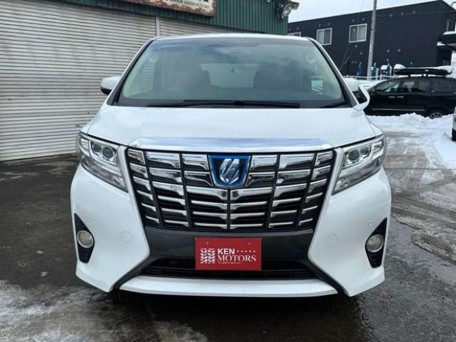 アルファードハイブリッド 2.5 X E-Four 4WD　社外ナビ/Bカメラ/ETC/後席モニタ/禁煙車 2500