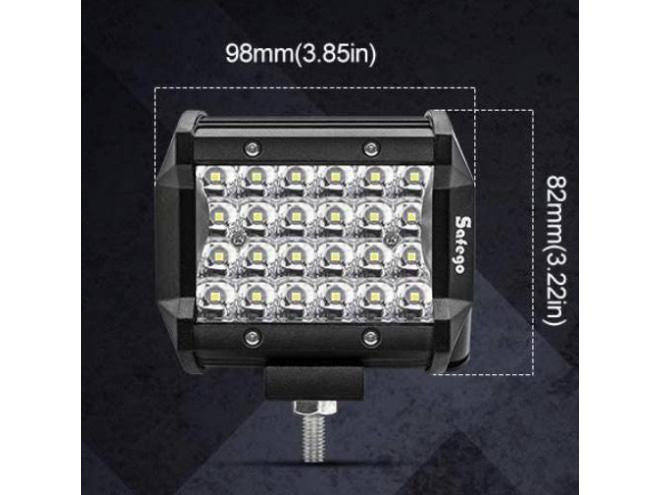 72W 　LED作業灯　防水　12・24V兼用　爆光　