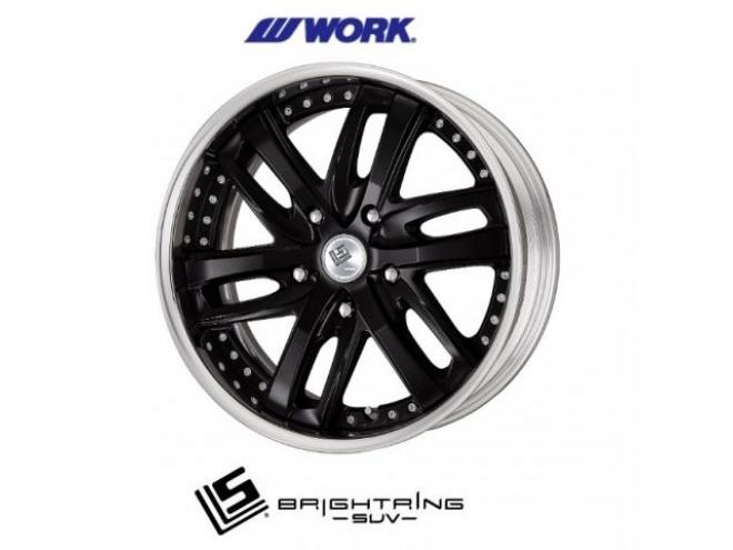 WORK LS BRIGHTRING SUV 22×9.5J（+46）5H-150　マッドブラック　新品展示品　ランクル　LX