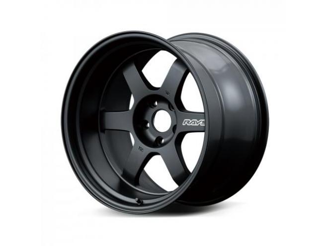 レイズ　TE37V　2324MODEL　18×9.5J（+15）5H-114.3　マットブラック　2本セット　在庫有　即納　新品　展示品